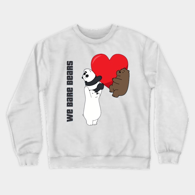 We Bare Bears Crewneck Sweatshirt by  bullfarm